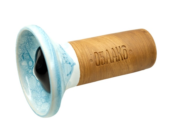 Чаша Облако Flow - Черный/Бело-голубой мрамор