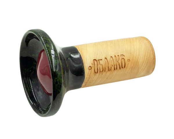 Чаша Облако Flow - Вишневый/Черно-салатовый мрамор