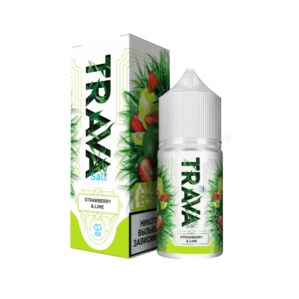 Trava Salt 30мл, Клубника лайм-лёд (Strawberry Lime)