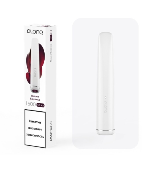 Plonq PLUS (до 1500 затяжек) вкус Вишня Ежевика