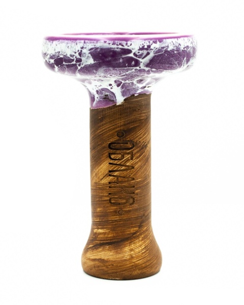 Чаша Облако Glaze Black - Фиолетовый мрамор