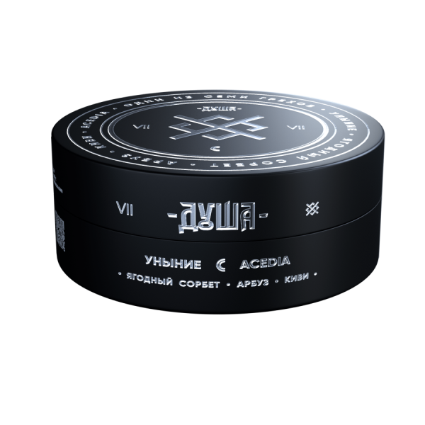 ДУША Acedia/Уныние (Ягодный сорбет, арбуз, киви), 100 гр