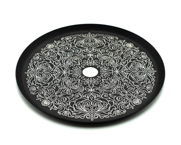 Дизайнерское блюдце плоское Alpha Hookah 07