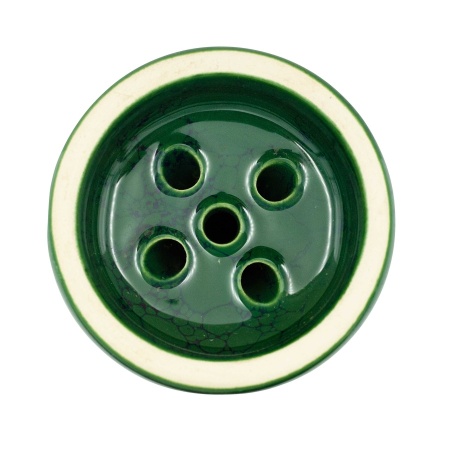 Чаша Облако Glaze Black - Зелёный синий мрамор