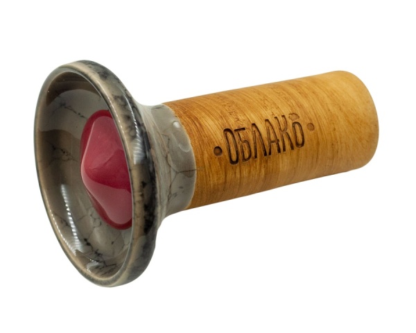 Чаша Облако Flow - Малиновый/Серо-черный мрамор