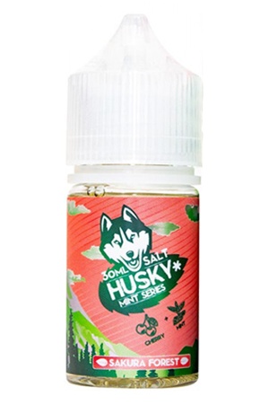 Husky Mint Series SALT Strong Sakura Forest (Коктейль из вишневого сока и листьев сладкой мяты)30 мл
