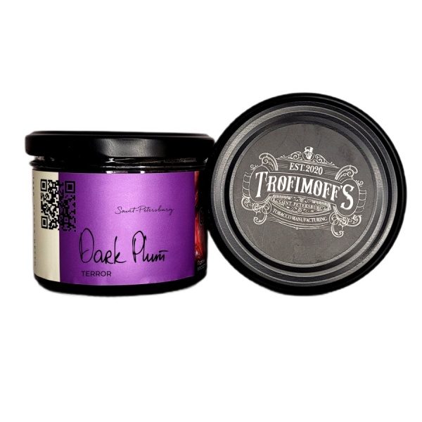 Табак для кальяна "Trofimoff"s" terror Dark Plum (Темная слива), 125гр