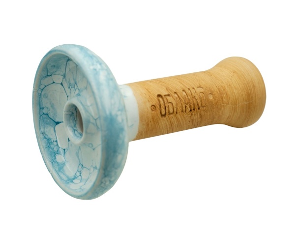 Чаша Облако Glaze Phunnel L - Бело-голубой мрамор