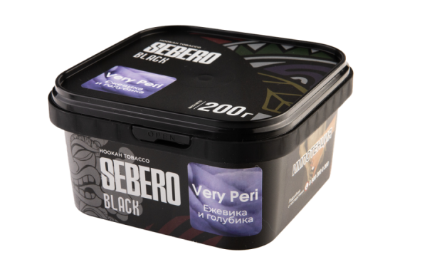 Sebero Black с ароматом Ежевика и голубика (Very Peri), 200 гр