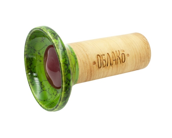 Чаша Облако Flow - Вишневый/Зелено-черный мрамор