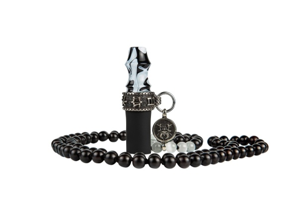 Мундштук Индивидуальный/персональный Japona Samurai Beads White