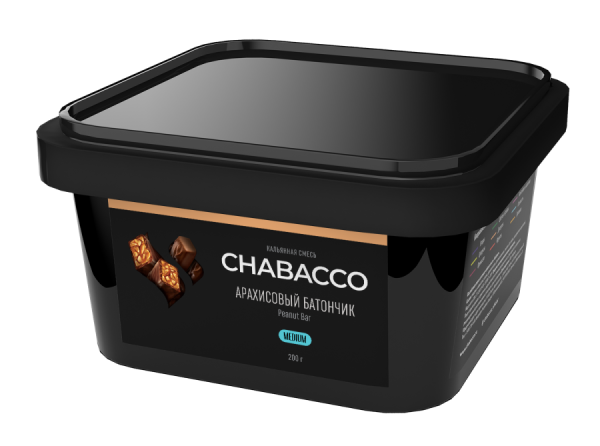 Chabacco Medium Peanut bar (Арахисовый батончик), 200 гр