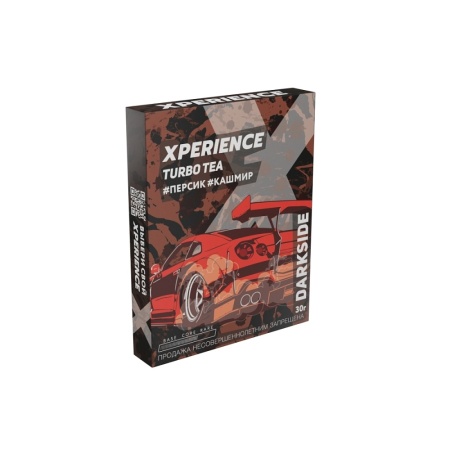 Xperience by Darkside Turbo Tea, 30 гр - персик, кашмир