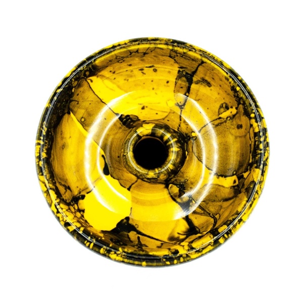 Чаша Облако Glaze Phunnel M - Желтый черный мрамор