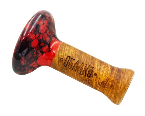 Чаша Облако Glaze Phunnel M - Красный-черный мрамор