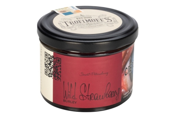 Табак для кальяна "Trofimoff"s" burley Wild strawberry (Дикая земляника), 125гр
