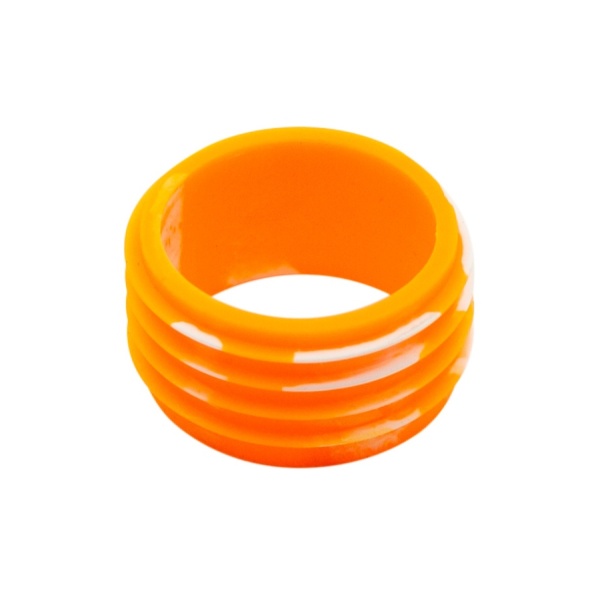 Уплотнитель К для колбы 2Ц - Белый+Кислотный-Оранжевый