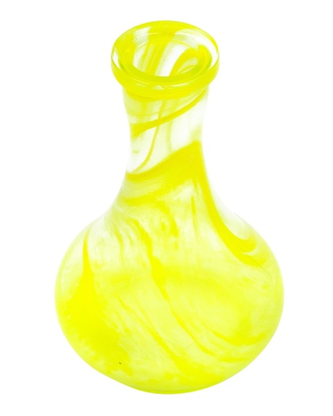 Колба Vessel Glass Капля Алебастр желтый
