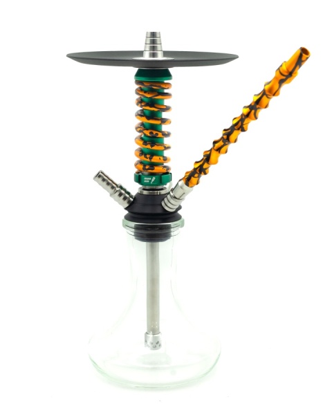 Кальян Coilovers Micro Анодированный Зеленый/Золотой