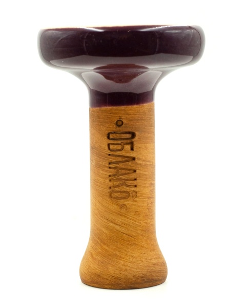 Чаша Облако Glaze Black - Бордово-серый мрамор