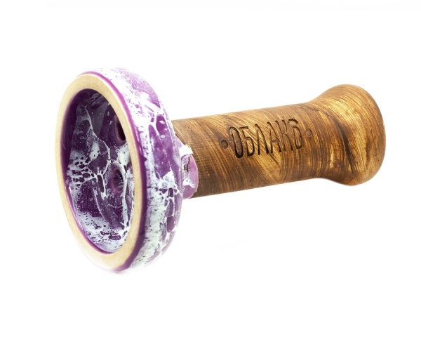 Чаша Облако Glaze Black - Фиолетовый мрамор