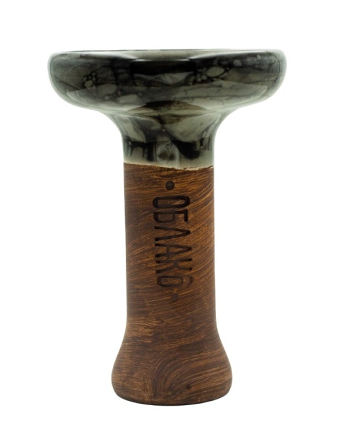 Чаша Облако Glaze Phunnel L - Серо-черный мрамор 