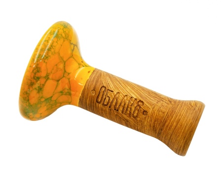 Чаша Облако Glaze Phunnel M - Оранжевый зелёный мрамор