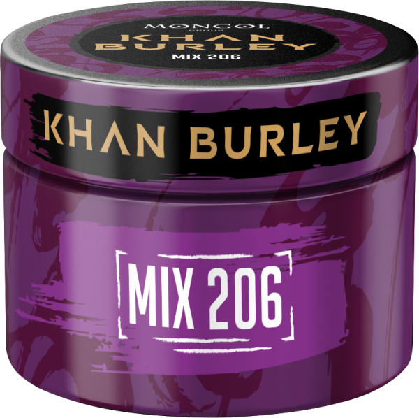 KHAN BURLEY MIX 206 (Личи, малина, черная смородина), 40 гр