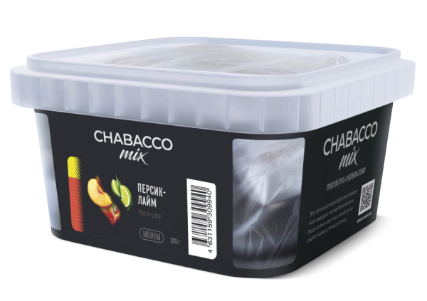 Chabacco Mix Peach Lime (Персик-Лайм), 200 гр