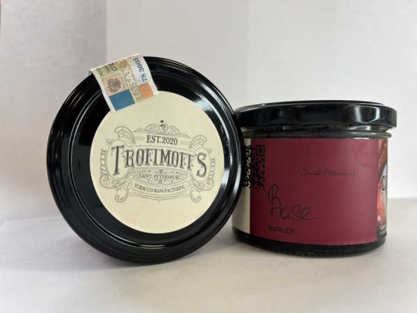 Табак для кальяна "Trofimoff"s" burley Base (База. Без ароматизаторов), 125гр