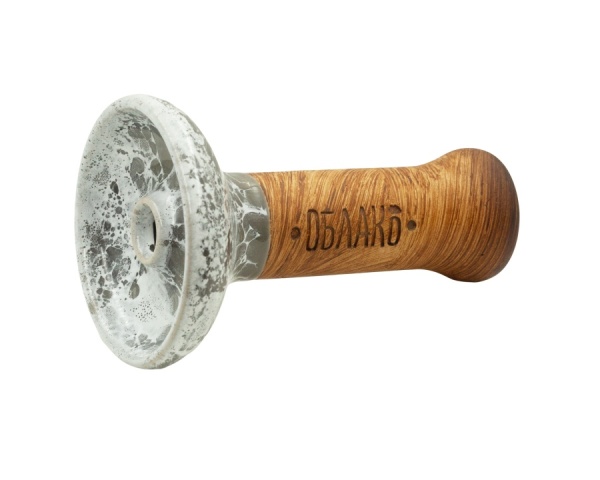 Чаша Облако Glaze Phunnel M - Серо-белый мрамор