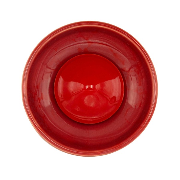 Чаша Облако Flow - Красный/Малиново-красный мрамор