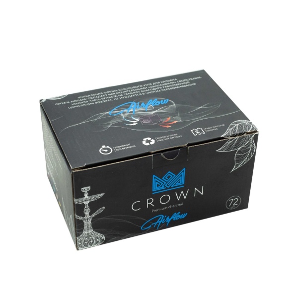 Уголь Crown Airflow 72 (25х25х25)