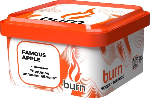 Burn Famous Apple (Ледяное зелёное яблоко) 200 гр