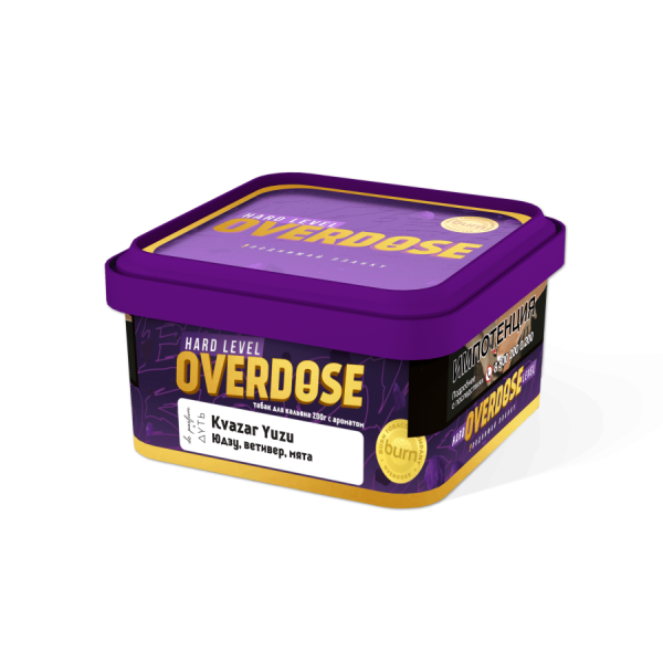 Overdose Kvazar Yuzu (Юдзу, ветивер, мята), 200 гр