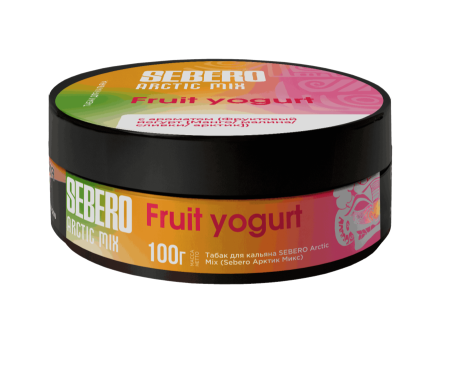 Sebero Arctic Mix Fruit yogurt (Фруктовый йогурт [Манго / Малина/ Сливки/ Арктик]), 100 гр