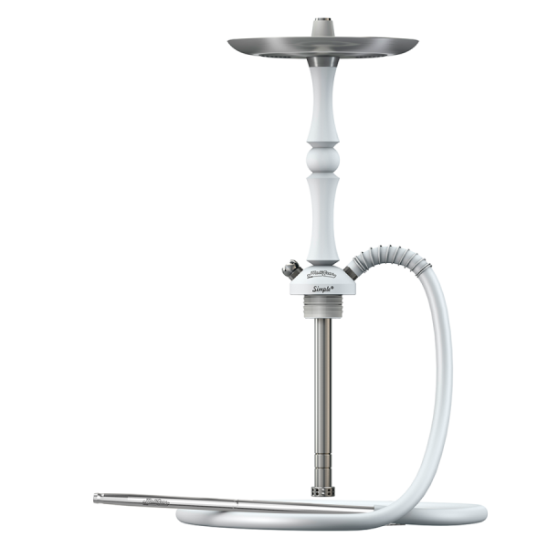 Кальян MattPear Simple M White (Шахта с Шариком, без колбы)