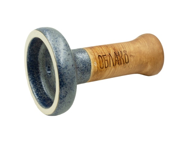 Чаша Облако Glaze Black - Серебро на синем