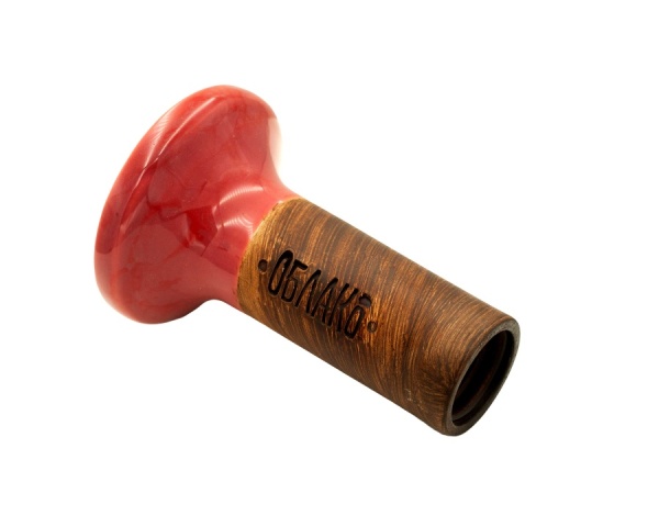 Чаша Облако Flow - Красный/Малиново-красный мрамор