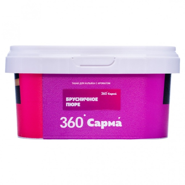САРМА 360 Лёгкая Брусничное Пюре, 200 гр