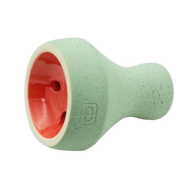 Чаша Форма Турка Бетон Зеленый / Красный