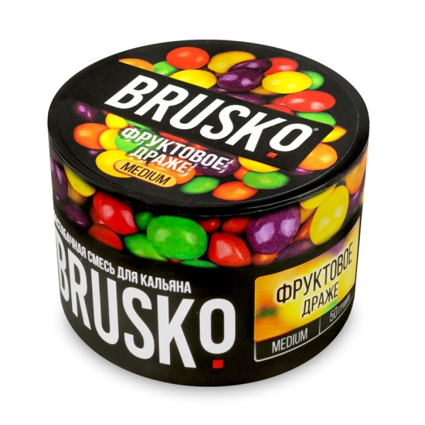 Brusko Medium Фруктовое Драже 50 гр
