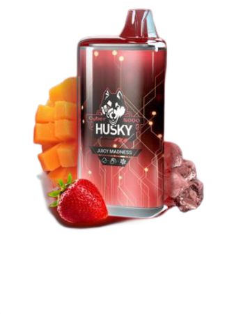 HUSKY CYBER 8000 Juicy Madness / Манго, клубника, лёд