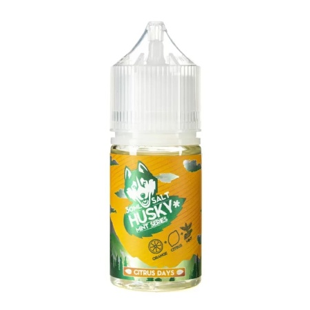 Husky mint series SALT Strong Citrus Days (Апельсин лимон мята) 30 мл 