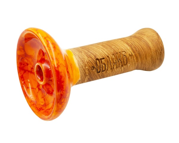 Чаша Облако Glaze Phunnel M - Оранжевый красный мрамор