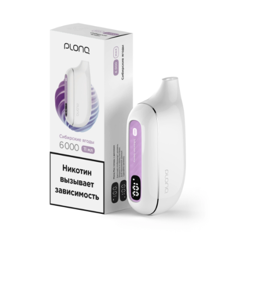 Plonq MAX (до 6000 затяжек) вкус Сибирские Ягоды