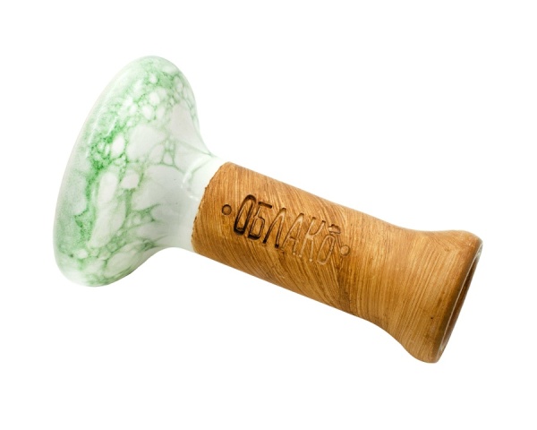 Чаша Облако Glaze Phunnel M - Бело-зелёный мрамор