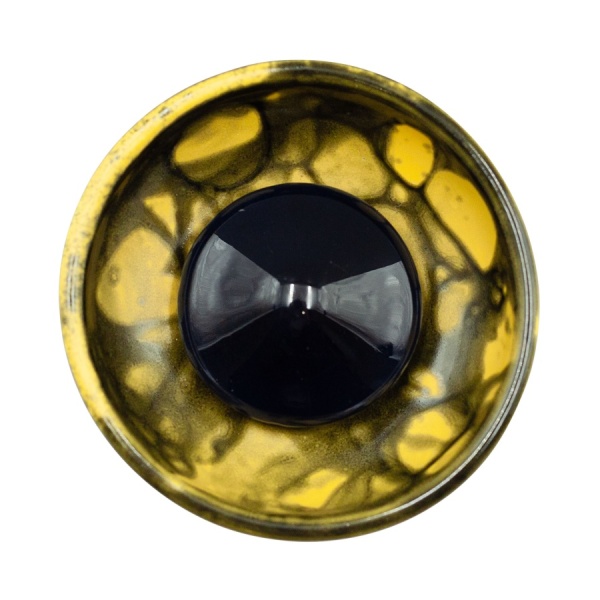 Чаша Облако Flow - Черный/Желтый матовый-черный мрамор