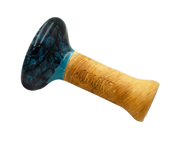 Чаша Облако Glaze Phunnel M - Голубой черный мрамор