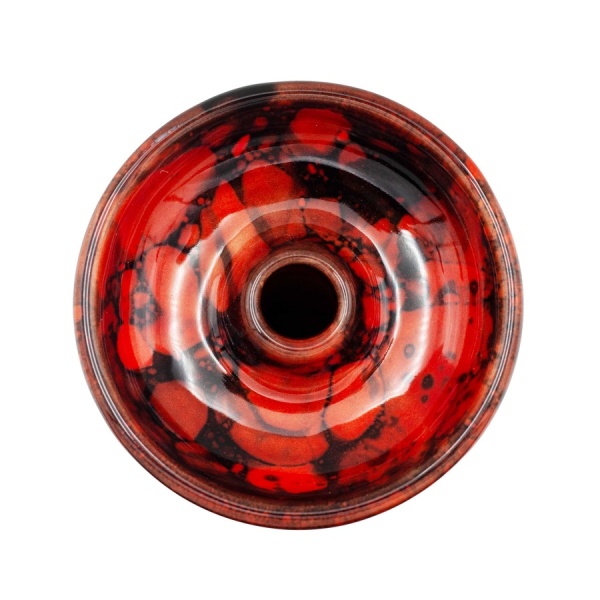 Чаша Облако Glaze Phunnel M - Красный-черный мрамор